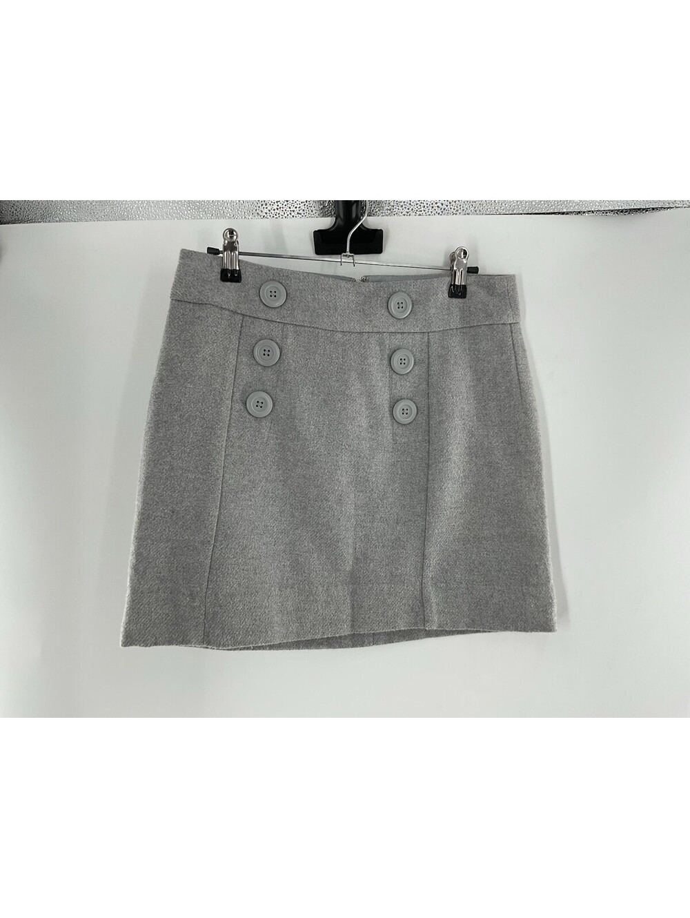 Gap Women’s Size 2 Short Gray Skirt Lined Soft Zip Pockets 142